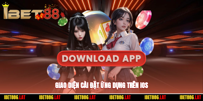 Giao diện để cài đặt ứng dụng trên iOS